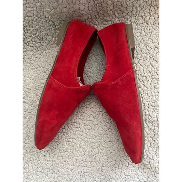 Aguatalia Women Ravy Glove Fit Flats Size 10.5 In Coral/ Excellent - Picture 4 of 5